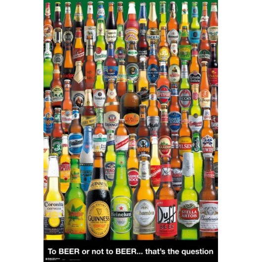 POSTER CERVEZAS TO BEER OR NOT TO BEER