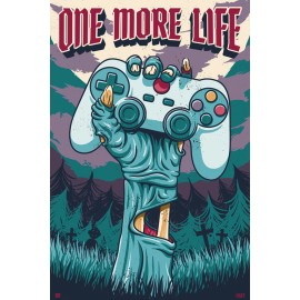 POSTER GAMER ONE MORE LIFE