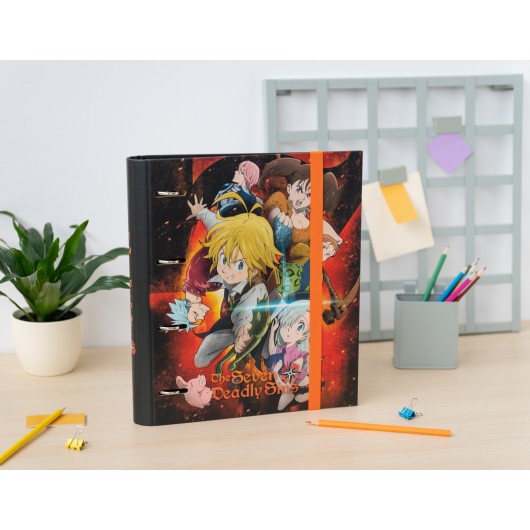 CARPETA 4 ANILLAS PREMIUM THE SEVEN DEADLY SINS