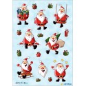 PEGATINAS DECOR PAPA NOEL
