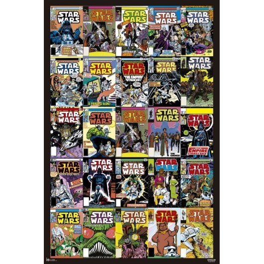 POSTER STAR WARS CLASSIC PORTADAS COMIC