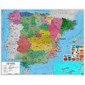 MINI POSTER MAPA DE ESPAÑA