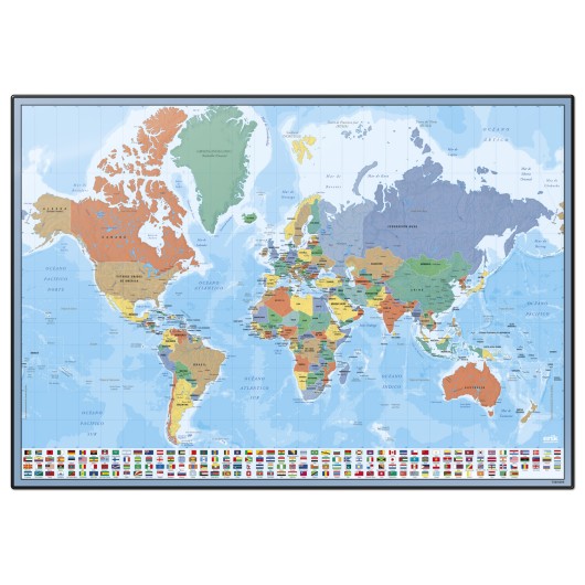 Desktop Mat Map DESKTOP MATS MAP WORLD