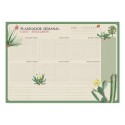 BLOC PLANIFICADOR SEMANAL A4 BOTANICAL CACTI PORTUGUES KOKONOTE