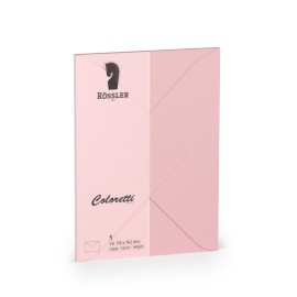 SOBRE C6 MINISTRO COLORETTI 5 UNIDADES ROSA