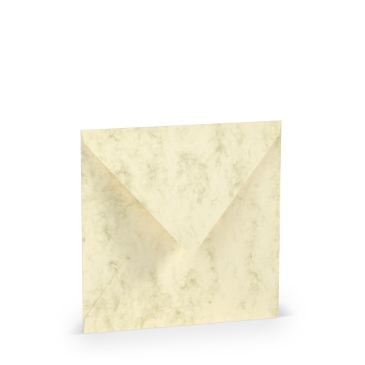 SOBRE CUADRADO GRANDE COLORETTI 5 UNIDADES MARMOL CREMA