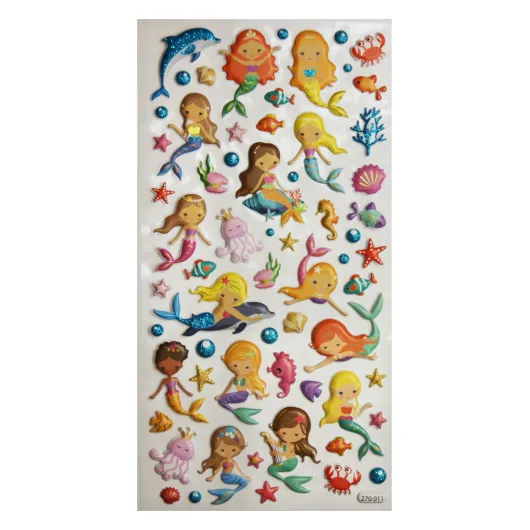 PEGATINAS TWEENY FOAMY SIRENAS