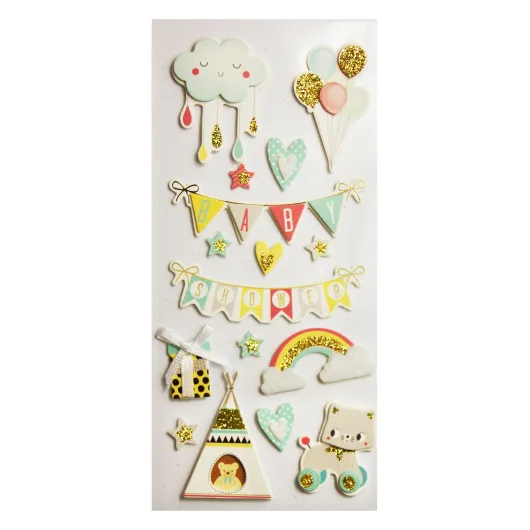 PEGATINAS SCENY SCRAP & DECO BABY RELIEVE