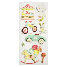 PEGATINAS SCENY SCRAP & DECO CARRUSEL RELIEVE 2