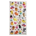 PEGATINAS TWEENY FOAMY GATOS JUGANDO