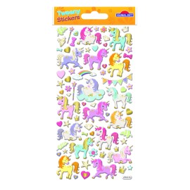 PEGATINAS TWEENY FOAMY UNICORNIOS GOLD 2