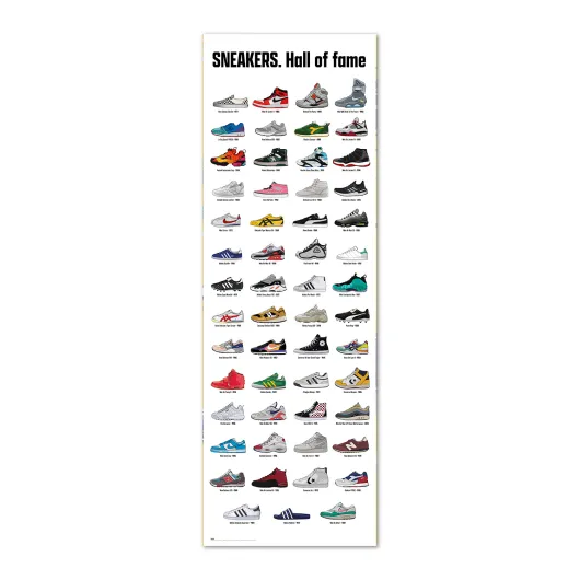 POSTER PUERTA SNEAKERS. HALL OF FAME