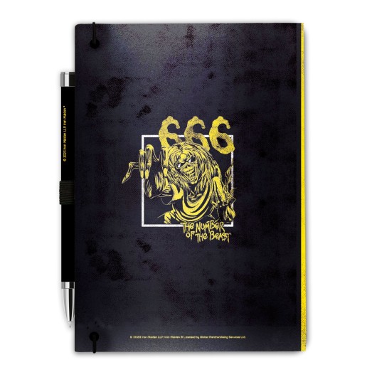 IRON MAIDEN PREMIUM A5 NOTEBOOK WITH PROJECTOR PEN