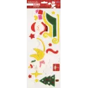 STICKERS MAXI GEL DECORATIVE CHRISTMAS SANTA CLAUS GIFTS
