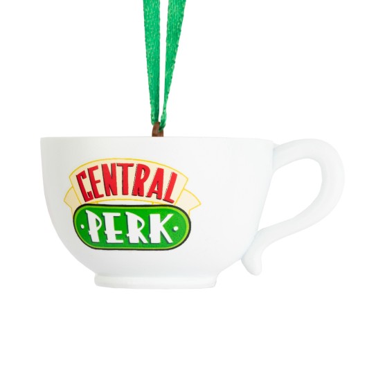 FRIENDS TURKEY, SOFA AND CENTRAL PERK MUG SET OF 3 CHRISTMAS ORNAMENTS