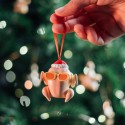 FRIENDS TURKEY, SOFA AND CENTRAL PERK MUG SET OF 3 CHRISTMAS ORNAMENTS