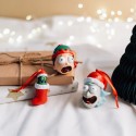 RICK & MORTY - RICK, MORTY AND PICKLE RICK SET OF 3 CHRISTMAS ORNAMENTS