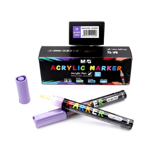 HIGHLIGHTER ACRYLIC PAINT PEN LILAC 18 S800