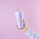 PUSHEEN MOMENTS STEEL TUMBLER WITH STRAW