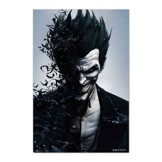 DC COMICS BATMAN: ARKHAM KNIGT ORIGINS JOKER POSTER