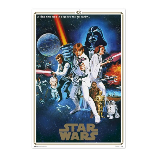 POSTER STAR WARS CLASSIC 40 ANNIVERSARY ONE SHEET B