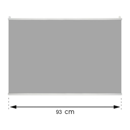 HANGER FOR POSTERS 93 CM POSTER HORIZONTAL WHITE