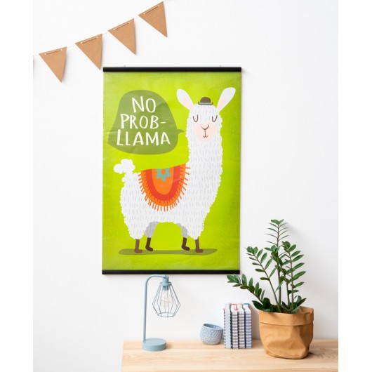 MAGNETIC POSTER DANGLER VERTICAL BLACK