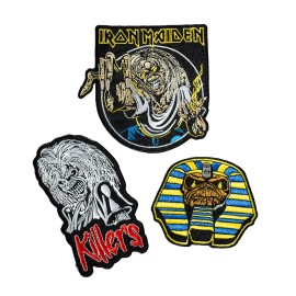 IRON MAIDEN SET OF 3 PATCHES