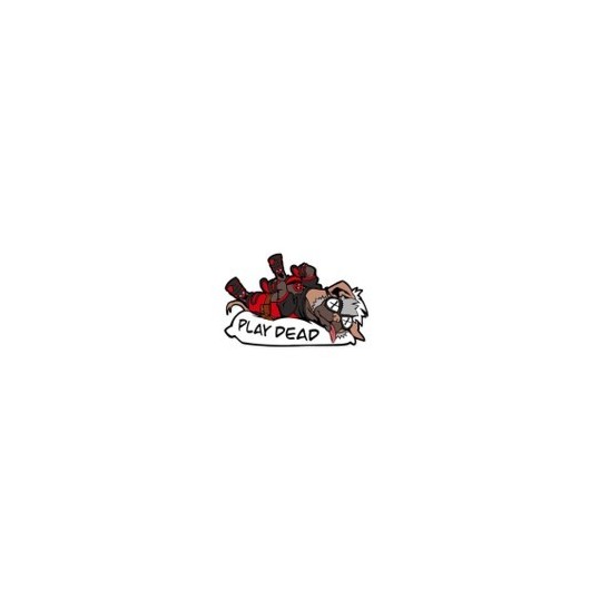 MARVEL DEADPOOL DOGPOOL PLAY DEAD PIN