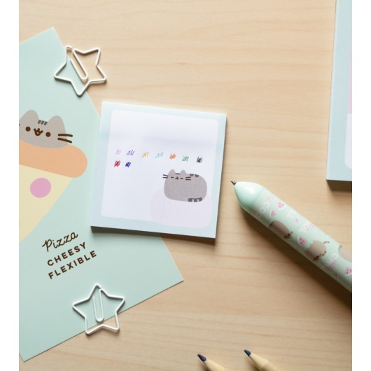 PUSHEEN FOODIE COLLECTION 10 IN 1 BALLPOINT PEN WITH 3D TOPPER