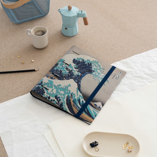 THE GREAT WAVE OF KANAGAWA HOKUSAI 4 RING BINDER