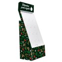15-HOOK CHRISTMAS LABEL DISPLAY (NO MERCHANDISE) 