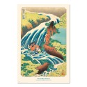 MINOWA, KANASUGI AND MIKAWASHIMA BY UTAGAWA HIROSHIGE POSTER