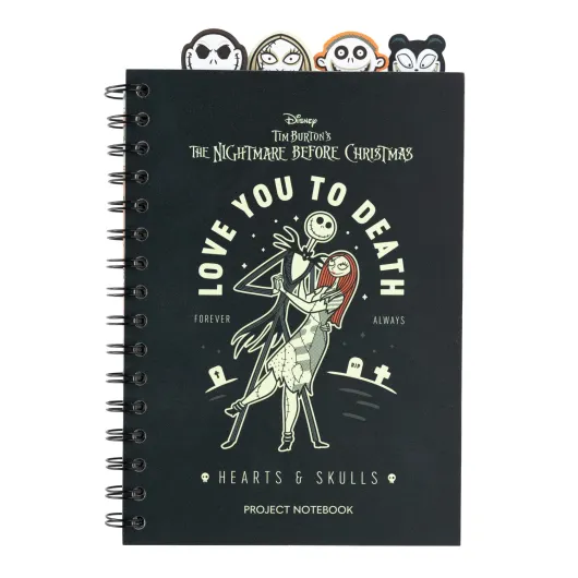 DISNEY THE NIGHTMARE BEFORE CHRISTMAS PROJECT NOTEBOOK