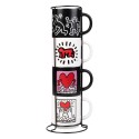 SET OF 4 KEITH HARING CUPS