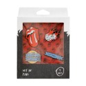 THE ROLLING STONES SET OF 4 PINS
