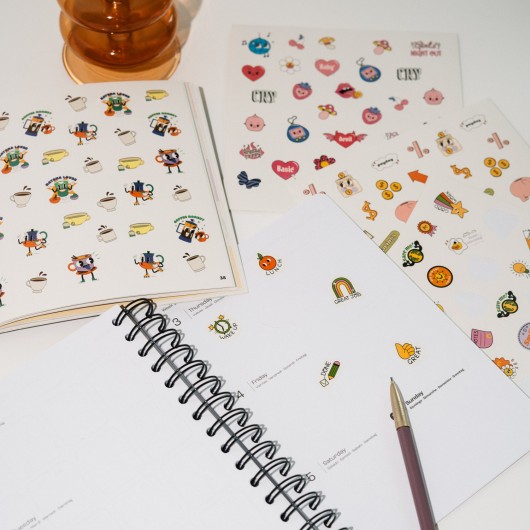 GROOVE YOUR DAY STICKER BOOK
