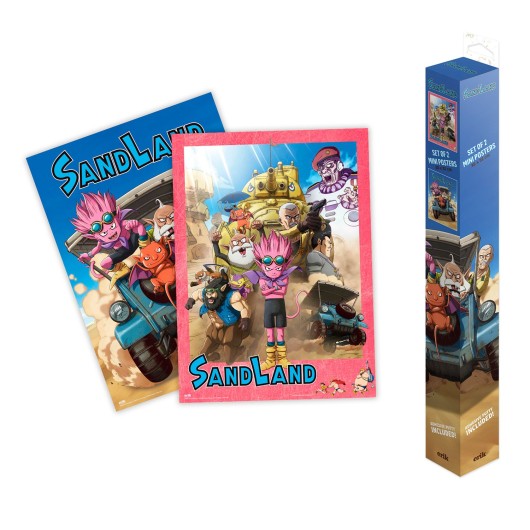 SAND LAND MINIPOSTER SET