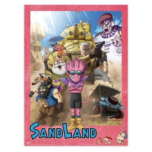 SAND LAND MINIPOSTER SET