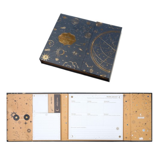 ASTRAL WEEKLY PLANNER WITH POST-IT NOTES