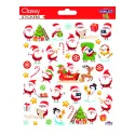 SANTA CLAUS CLASSY CHRISTMAS STICKERS