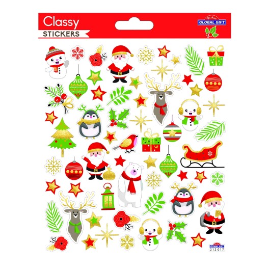 CLASSY CHRISTMAS STICKERS CHRISTMAS ELEMENTS