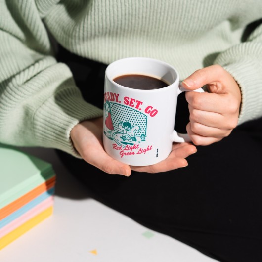SQUID GAME RED LIGHT, GREEN LIGHT MUG