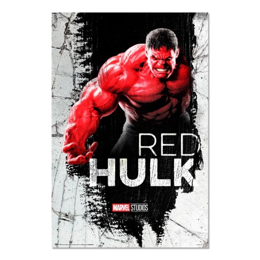 POSTER MARVEL CAPTAIN AMERICA BRAVE NEW WORLD HULK