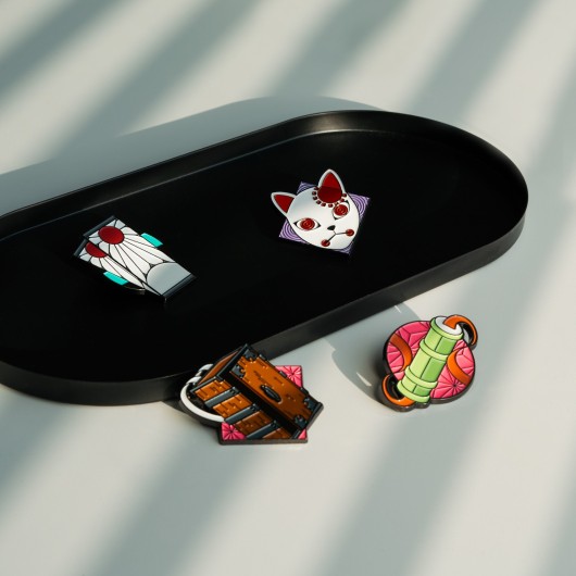 DEMON SLAYER SET OF 4 PINS