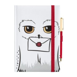 HARRY POTTER HEDWIG PREMIUM A5 NOTEBOOK WITH PEN
