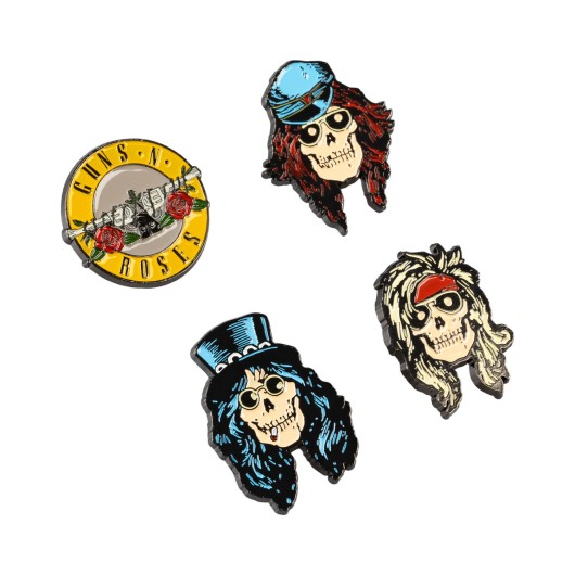 GUNS N ROSES SET OF 4 PINS