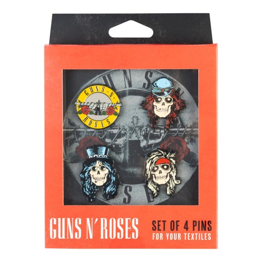GUNS N ROSES SET OF 4 PINS