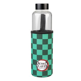 DEMON SLAYER GLASS BOTTLE