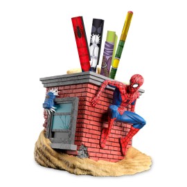 MARVEL SPIDERMAN PEN HOLDER WITH STATIONERY SET